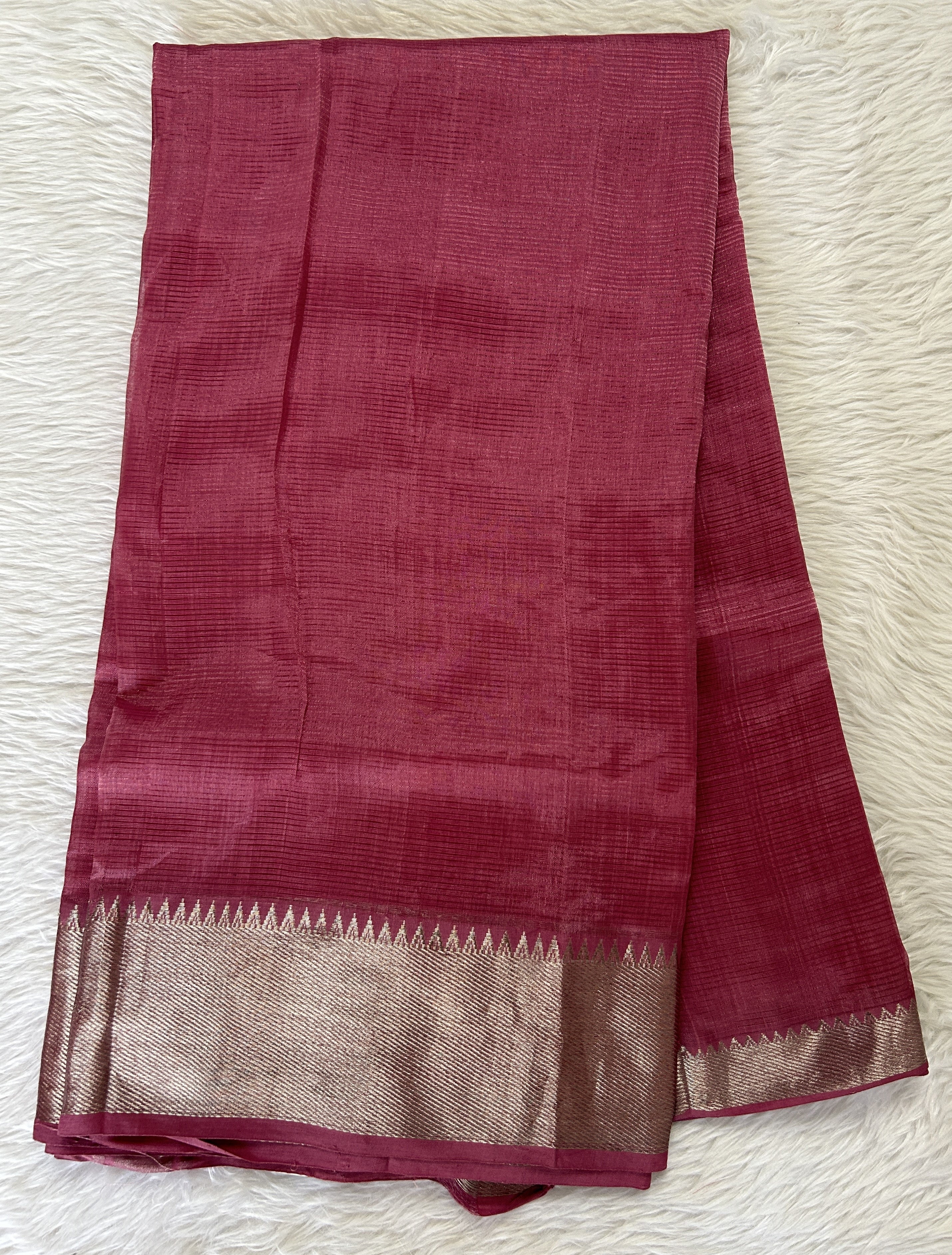 Mangalagiri Silk Cotton Saree with Extra Kalamkari Blouse – RKG SHOPPING