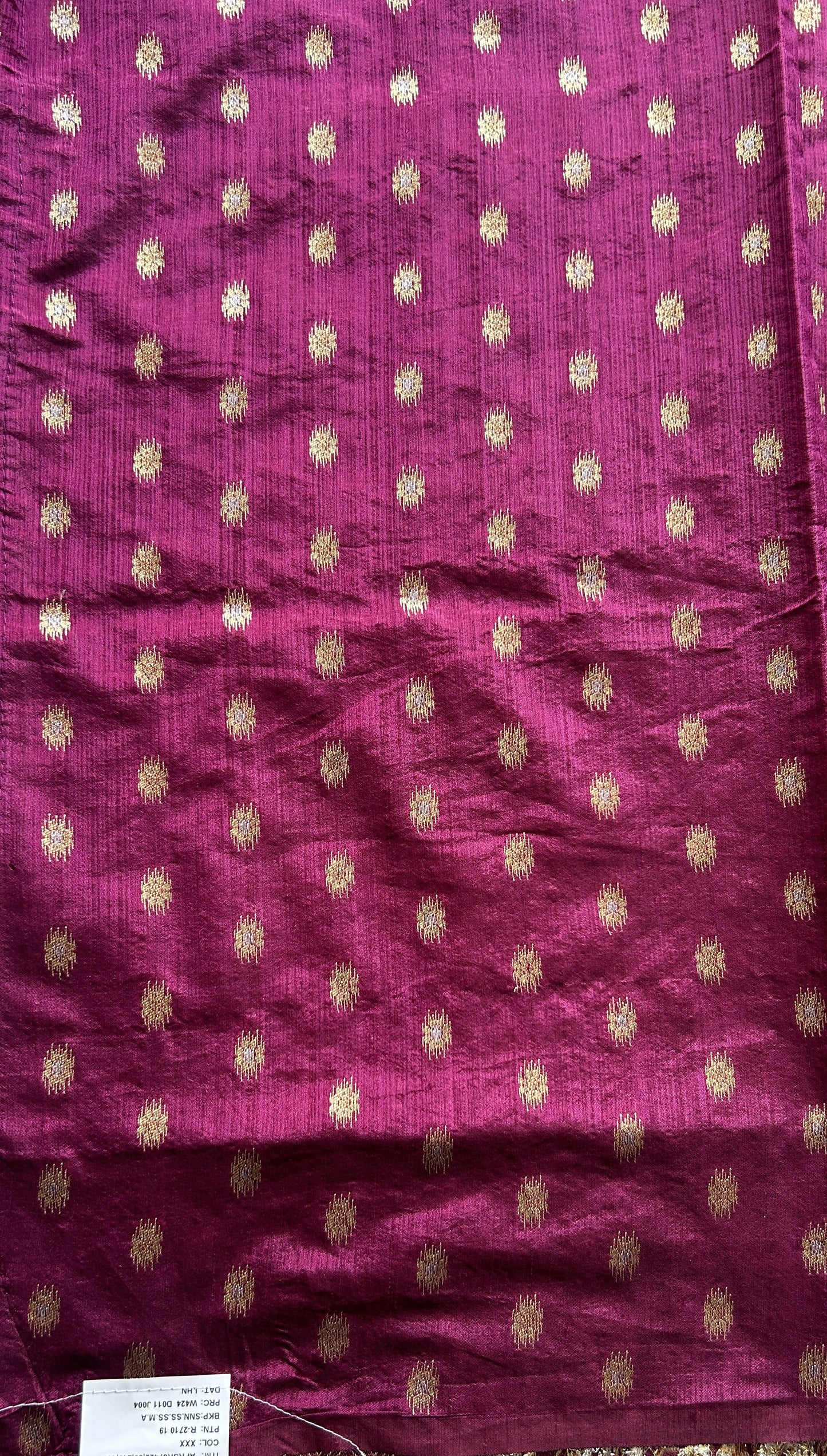 Semi Raw Silk Saree Rust Colored Complemented with a Zari Border. - Sampradaya Designer Studio