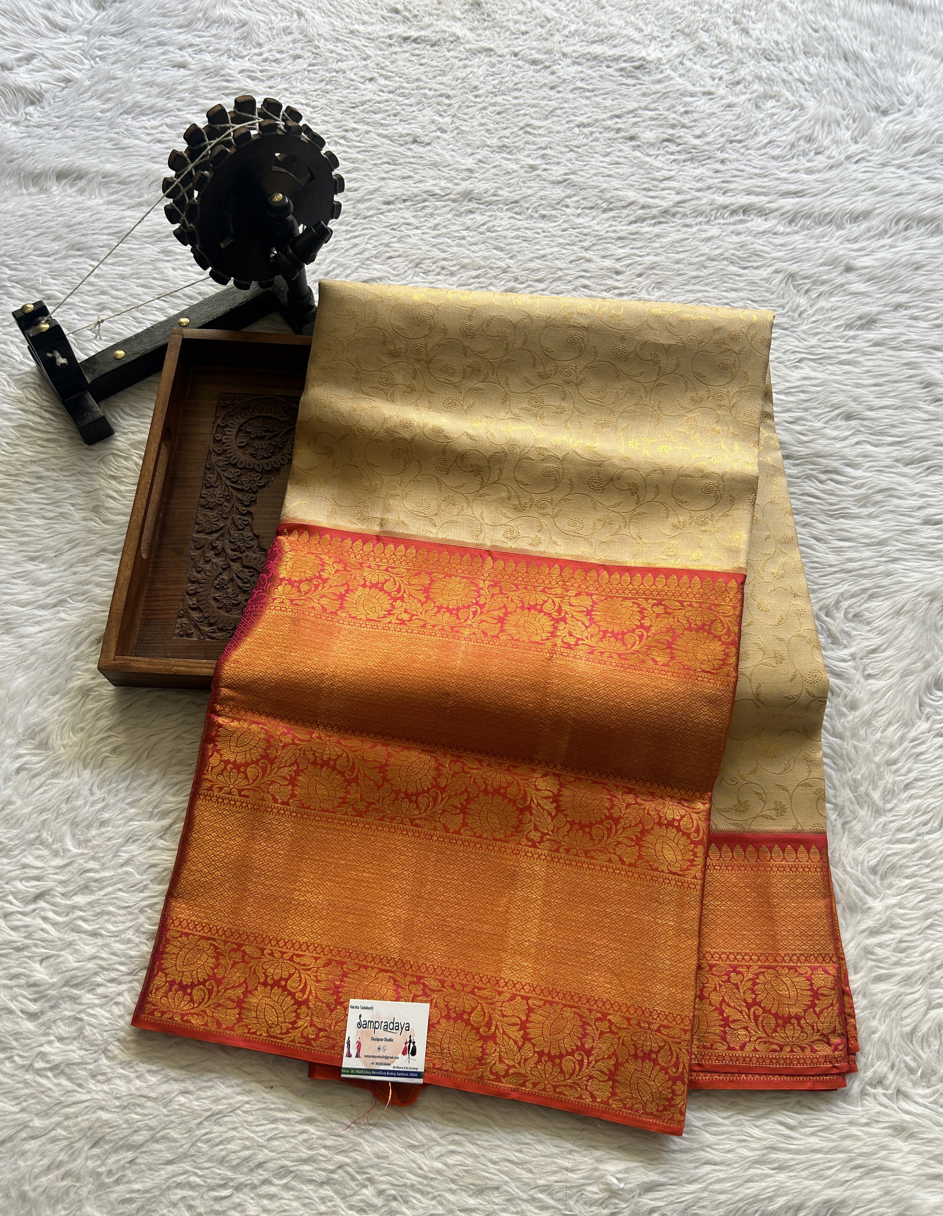 Adonics Sewing Studio Kanjeevaram silk saree on sale ships from USA